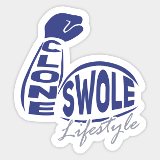 Clone Swole Lifestyle Sticker